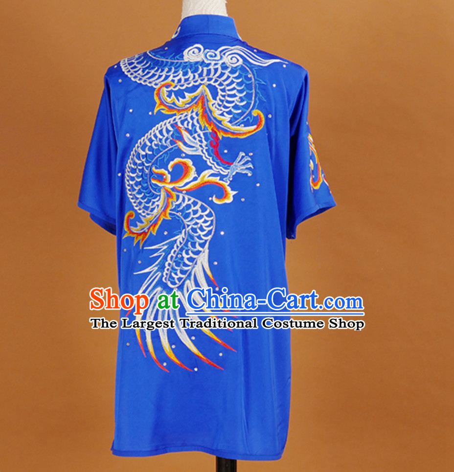 Traditional Kung Fu Tai Ji Clothing Suits Stage Performance Competition Full Set