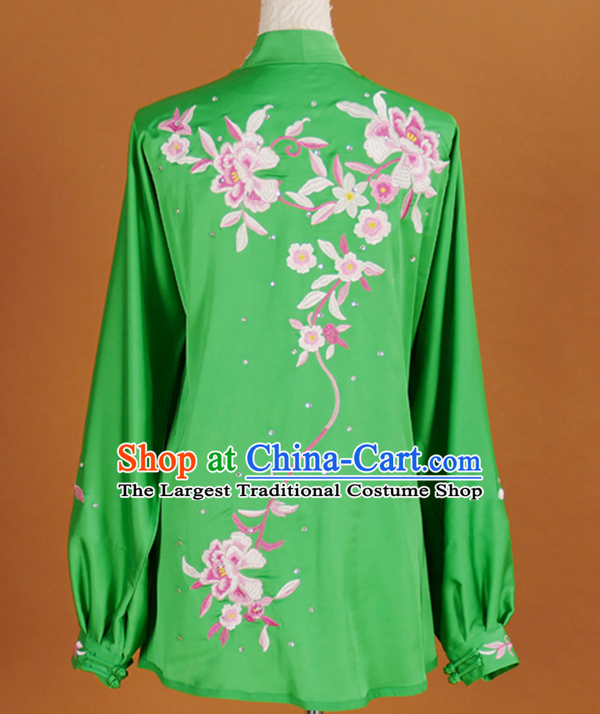 Traditional Kung Fu Tai Ji Clothing Suits Stage Performance Competition Full Set