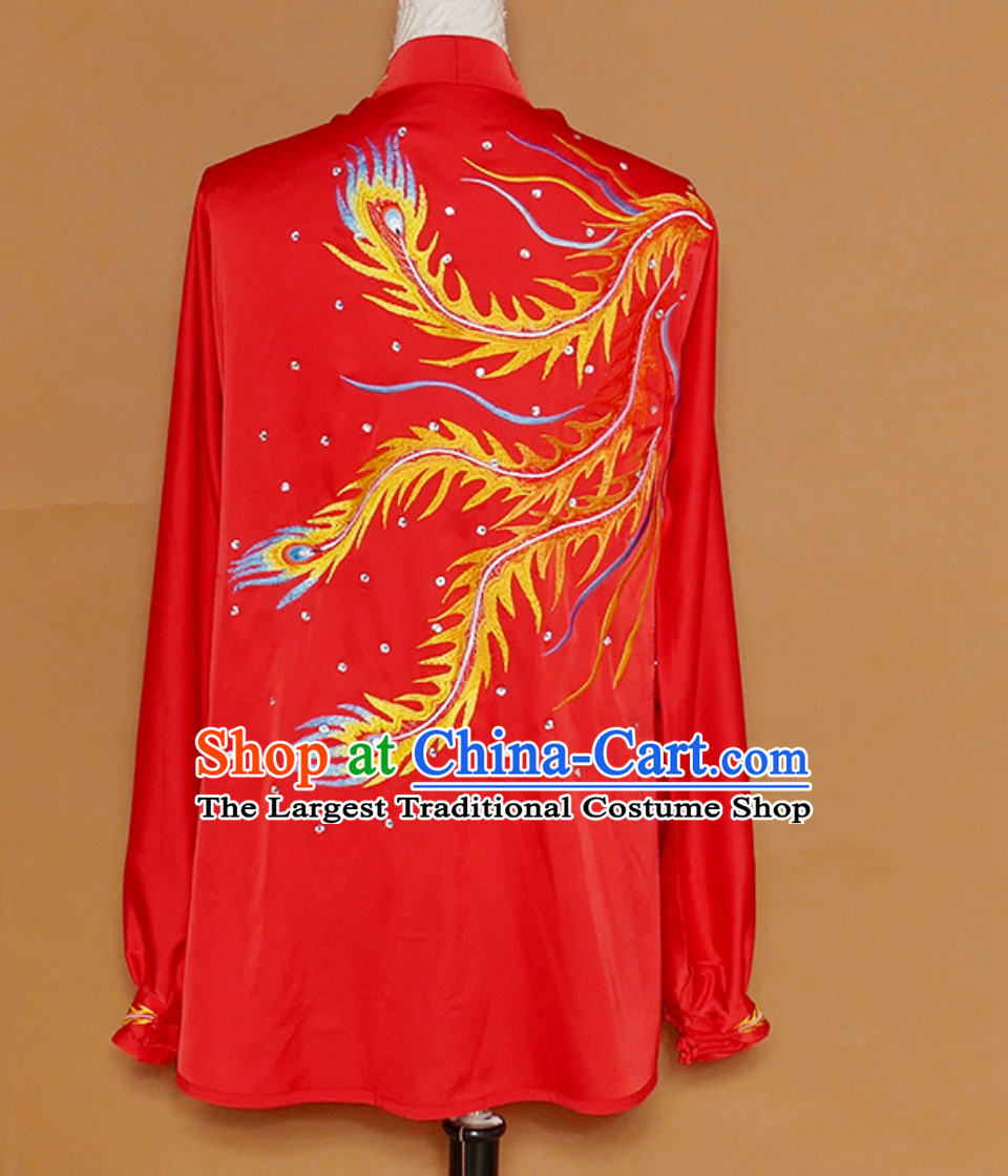 Traditional Kung Fu Tai Ji Clothing Suits Stage Performance Competition Full Set