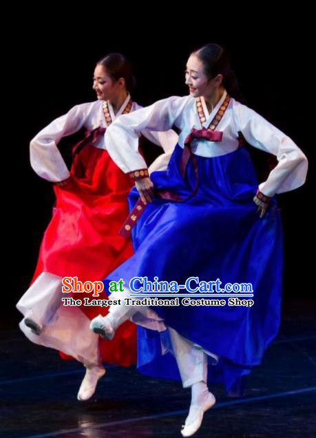 Traditional Korean Hanbok Clothing Asian Korea Ancient Apparel Dress Costume for Women