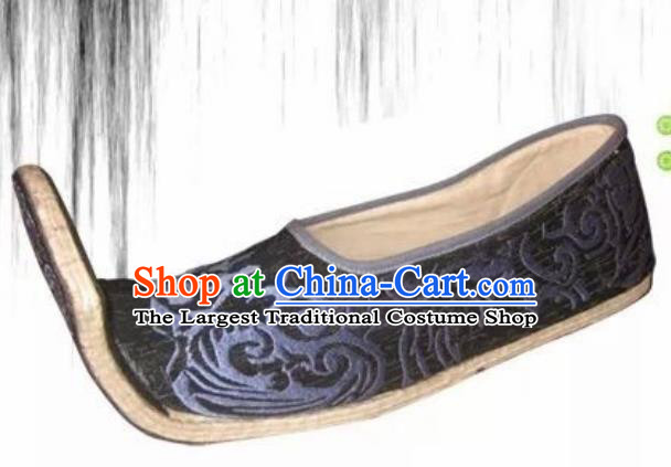 Chinese Kung Fu Shoes Mens Shoes Opera Shoes Hanfu Shoes Qin Dynasty Embroidered Shoes Monk Shoes
