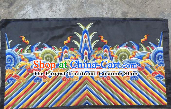 Chinese Traditional Embroidery Cloth Accessories National Embroidered Dress Patch