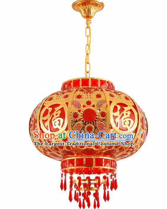 Handmade Chinese Traditional New Year Lantern Hanging Lantern Asian Palace Ceiling Lanterns Ancient Lantern