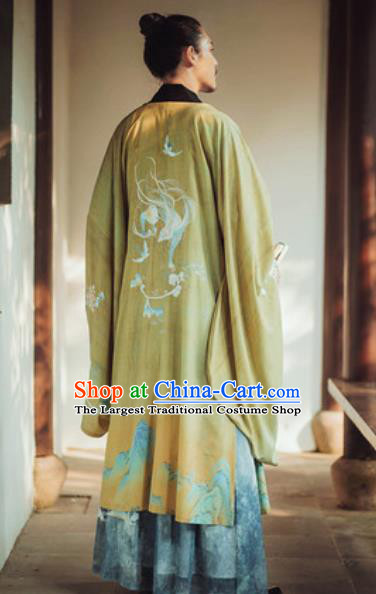 Traditional Chinese Han Dynasty Royal Prince Hanfu Clothing Ancient Swordsman Historical Costumes for Men