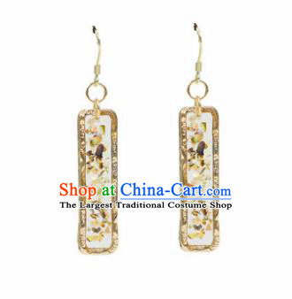 Traditional Chinese Handmade Court Ear Accessories Classical Tassel Earrings for Women