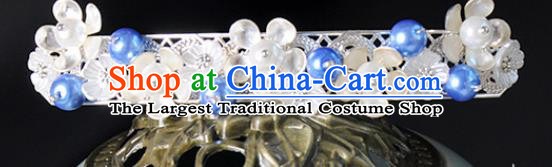 Traditional Chinese Ancient Hanfu Plum Hair Crown Court Queen Hairpins Handmade Hair Accessories for Women