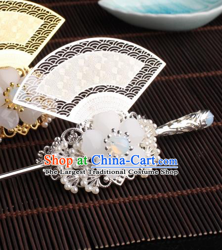 Traditional Chinese Hanfu Pine Hair Crown Ancient Court Princess Hairpins Handmade Hair Accessories for Women