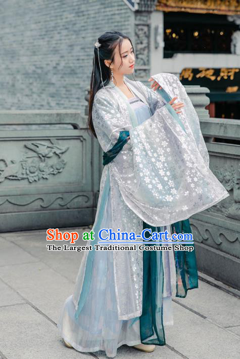 Traditional Chinese Tang Dynasty Replica Costumes Ancient Royal Princess Hanfu Dress for Women