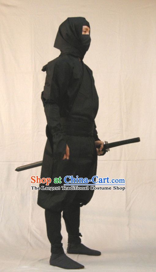 Ancient Japanese Ninja Suits Costume Japan Ninja Costumes Fighter Suits Complete Set for Men or Women