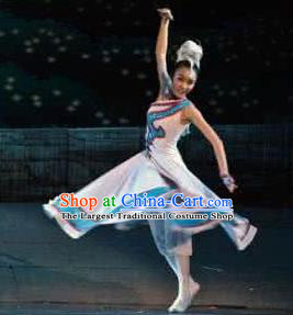 Traditional Chinese Mongol Nationality Costume Mongolian Ethnic Dance Ga Lu Stage Show Dress for Women