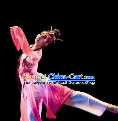 Chinese Traditional Classical Dance Fan Dance Outfits Group Dance Costume for Women