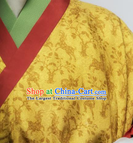 Chinese Ancient Court Consort Hanfu Dress Traditional Jin Dynasty Imperial Concubine Embroidered Replica Costume for Women
