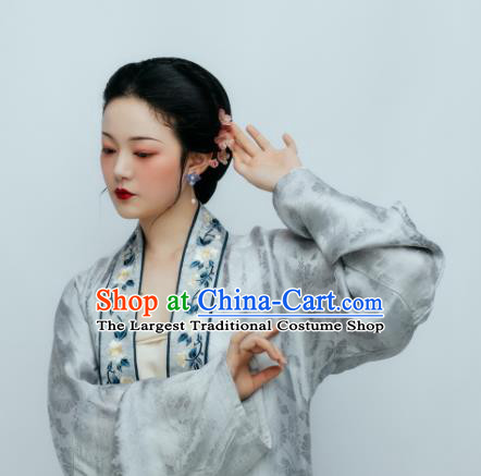 Traditional Chinese Song Dynasty Nobility Mistress Hanfu Dress Ancient Court Countess Replica Costumes for Women