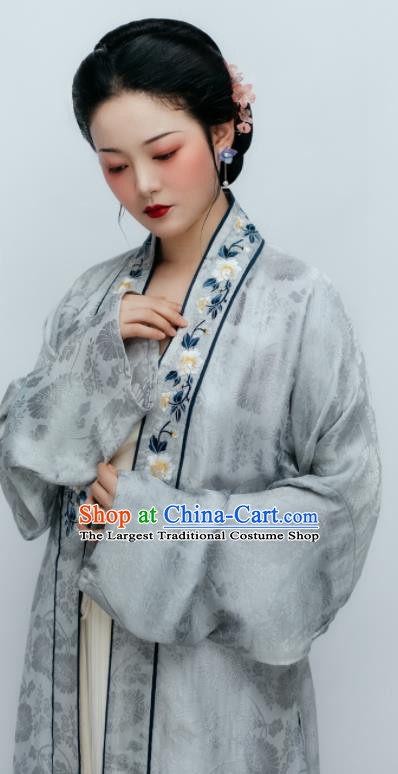 Traditional Chinese Song Dynasty Nobility Mistress Hanfu Dress Ancient Court Countess Replica Costumes for Women