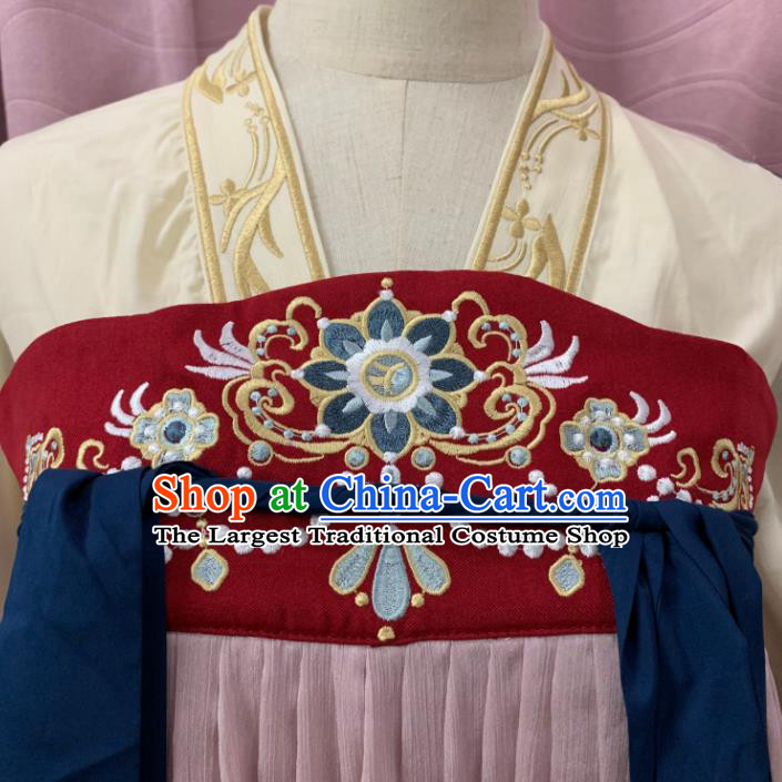 Traditional Chinese Tang Dynasty Court Lady Replica Costumes Ancient Imperial Concubine Hanfu Dress for Women