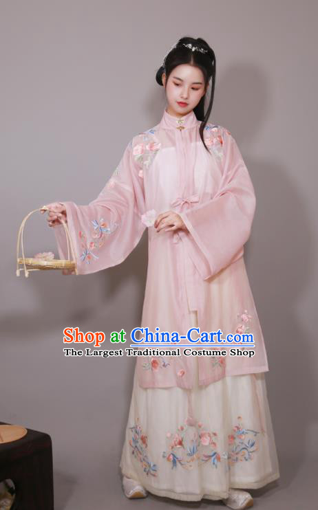 Traditional Chinese Ming Dynasty Rich Female Replica Costumes Ancient Nobility Lady Hanfu Dress for Women