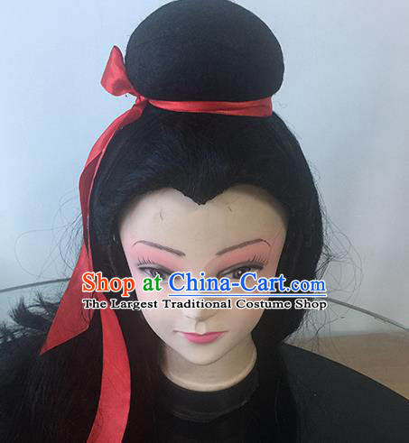 Chinese Beijing Opera Niche Headgear Traditional Peking Opera Scholar Wig Sheath for Men