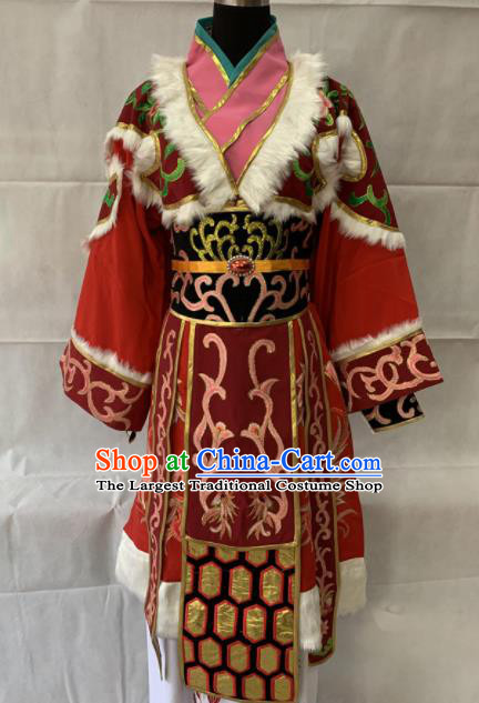 Chinese Beijing Opera Princess Red Dress Traditional Peking Opera Diva Costume for Women