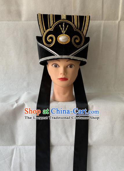 Chinese Beijing Opera Minister Hat Traditional Peking Opera Royal Highness Headwear for Men