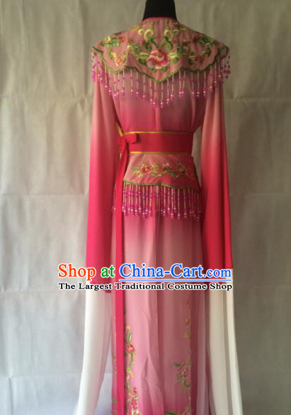 Chinese Beijing Opera Princess Pink Dress Traditional Peking Opera Diva Costume for Women