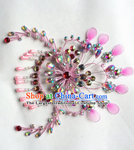 Chinese Beijing Opera Diva Phoenix Hairpins Traditional Peking Opera Hair Accessories for Women