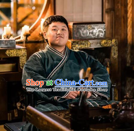 Ancient Chinese Drama Livehand Ever Night Traditional Tang Dynasty Civilian Chen Pipi Costumes for Men