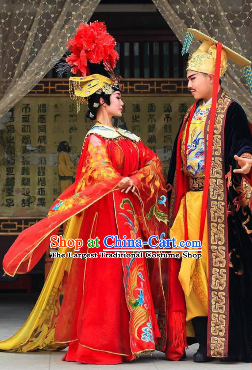 Chinese The Dream of Tang Dynasty Xuan Emperor and Consort Yang Stage Show Costumes for Women for Men