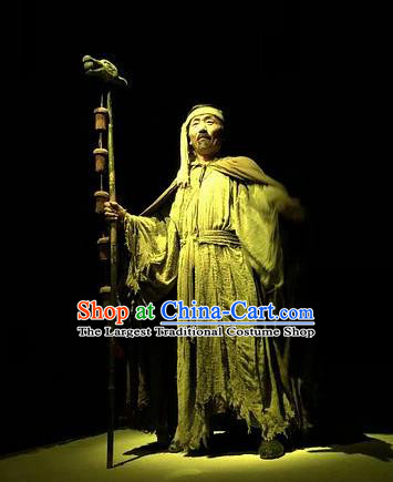 Chinese Encore Dunhuang Han Dynasty Envoy Clothing Stage Performance Dance Costume for Men