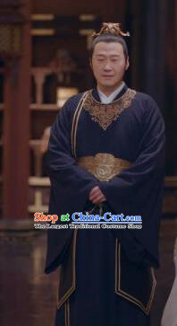 Ever Night Chinese Drama Ancient Emperor Hanfu Clothing Traditional Tang Dynasty Monarch Costumes for Men