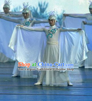 Chinese Picturesque Huizhou Dance Clothing Stage Performance Costume for Men