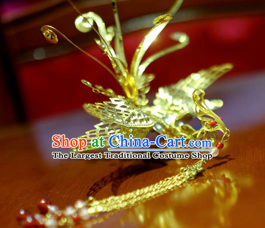 Chinese Traditional Ancient Court Queen Phoenix Hairpins Classical Hanfu Hair Accessories for Women