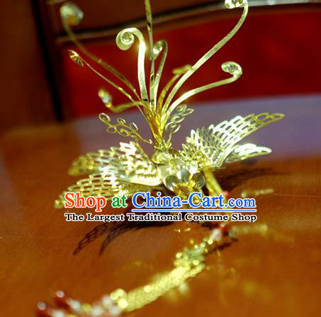 Chinese Traditional Ancient Court Queen Phoenix Hairpins Classical Hanfu Hair Accessories for Women