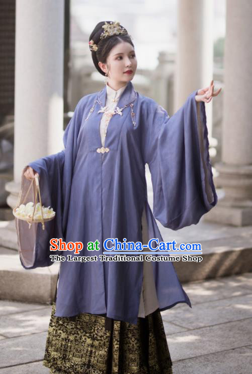 Traditional Chinese Ming Dynasty Imperial Consort Replica Costumes Ancient Royal Queen Hanfu Dress for Women