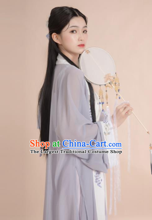 Traditional Chinese Song Dynasty Female Civilian Replica Costumes Ancient Young Lady Hanfu Dress for Women