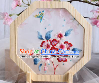 Chinese Traditional Suzhou Embroidery Plum Blossom Decoration Embroidered Craft