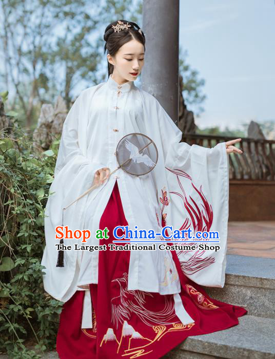Traditional Chinese Ming Dynasty Palace Lady Replica Costumes Ancient Royal Princess Hanfu Dress for Women