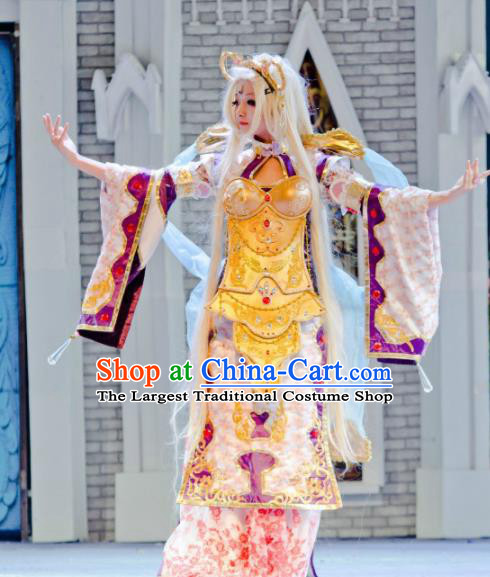 Top Grade Cosplay Geisha Dress Ancient Heroine Costume for Women