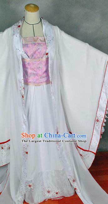 Chinese Cosplay Goddess Princess Dress Ancient Female Swordsman Knight Wedding Costume for Women