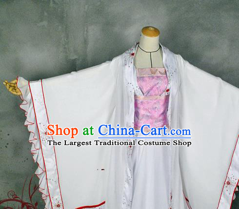 Chinese Cosplay Goddess Princess Dress Ancient Female Swordsman Knight Wedding Costume for Women