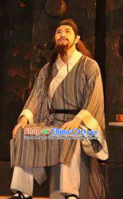 Chinese Drama Yuan Qu Civilian Clothing Stage Performance Dance Costume for Men