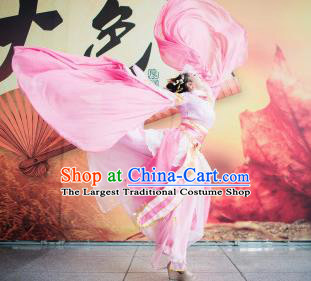 Chinese Cosplay Goddess Fairy Princess Pink Dress Ancient Female Swordsman Knight Costume for Women