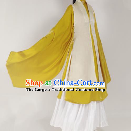 Chinese Ming Dynasty Princess Beige Vest Ancient Court Lady Costume for Women