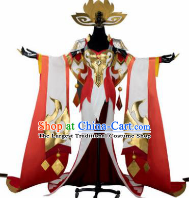 Traditional Chinese Cosplay Swordswoman Dress Ancient Heroine Costume for Women