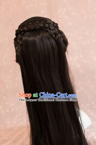 Traditional Chinese Ancient Tang Dynasty Princess Wigs Cosplay Goddess Chignon for Women