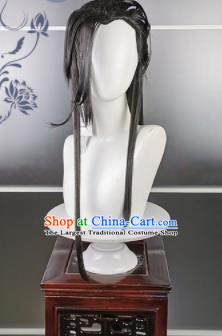 Traditional Chinese Cosplay Female Swordsman Wigs Sheath Ancient Goddess Chignon for Women