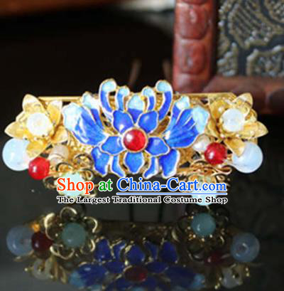 Traditional Chinese Qing Dynasty Princess Hairpins Ancient Court Hair Accessories for Women