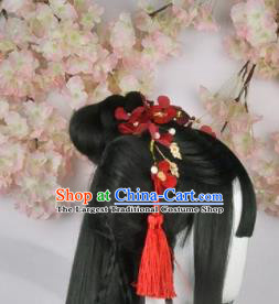 Traditional Chinese Cosplay Swordsman Princess Wigs Sheath Ancient Goddess Chignon for Women