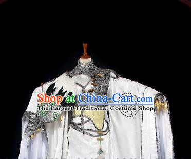 Customize Chinese Traditional Cosplay Prime Minister Zhuge Liang Costumes Ancient Swordsman Clothing for Men