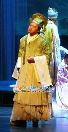 Chinese The Legend of Wang Yangming Ancient Scholar Clothing Stage Performance Dance Costume for Men