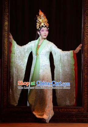 Chinese Zhaojun Chu Sai Ancient Court Classical Dance Dress Stage Performance Costume and Headpiece for Women